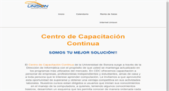 Desktop Screenshot of cdc.uson.mx