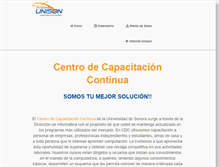 Tablet Screenshot of cdc.uson.mx