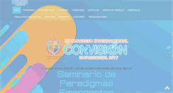 Desktop Screenshot of convision.uson.mx