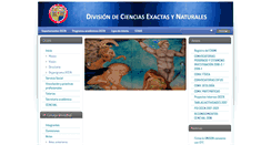 Desktop Screenshot of dcen.uson.mx