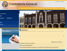 Tablet Screenshot of contraloria.uson.mx