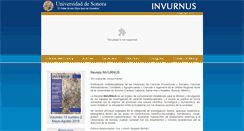 Desktop Screenshot of invurnus.uson.mx