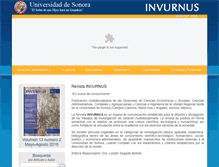 Tablet Screenshot of invurnus.uson.mx