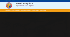 Desktop Screenshot of maestriaenlinguistica.uson.mx