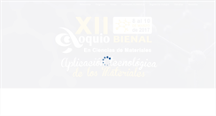 Desktop Screenshot of coloquiodipm.uson.mx