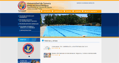 Desktop Screenshot of deportes.uson.mx