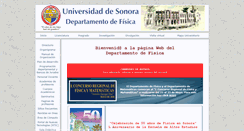 Desktop Screenshot of fisica.uson.mx